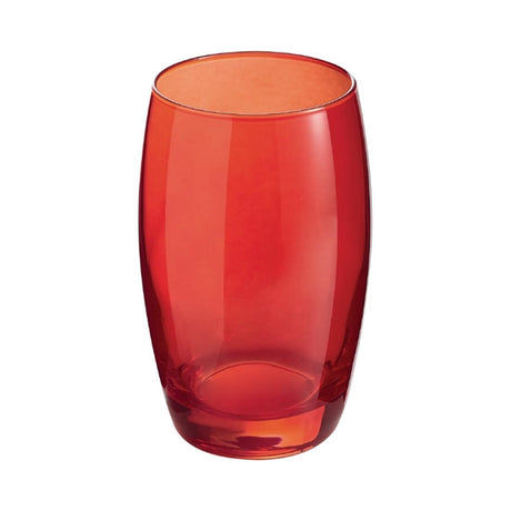 Arcoroc Salto Colour Studio Red Hiball Tumblers 350ml (Pack of 24) - HR888 Arcoroc Hi Balls and Tumblers Arcoroc   