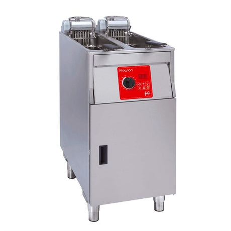 FriFri Precision 422 Electric Free-Standing Twin Tank Fryer 2 Baskets 2x 7.5kW - Three Phase - HS035-3PH Freestanding Electric Fryers FriFri