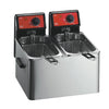 FriFri Eco 4+4 Electric Countertop Fryer Twin Tank Twin Baskets 2x2.3kW Three Phase - HS081-3PH Countertop Electric Fryers FriFri