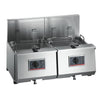 FriFri Profi+ 8+8 Electric Countertop Fryer Twin Tank Quad Baskets 2x6.9kW Three Phase - HS091-3PH Countertop Electric Fryers FriFri