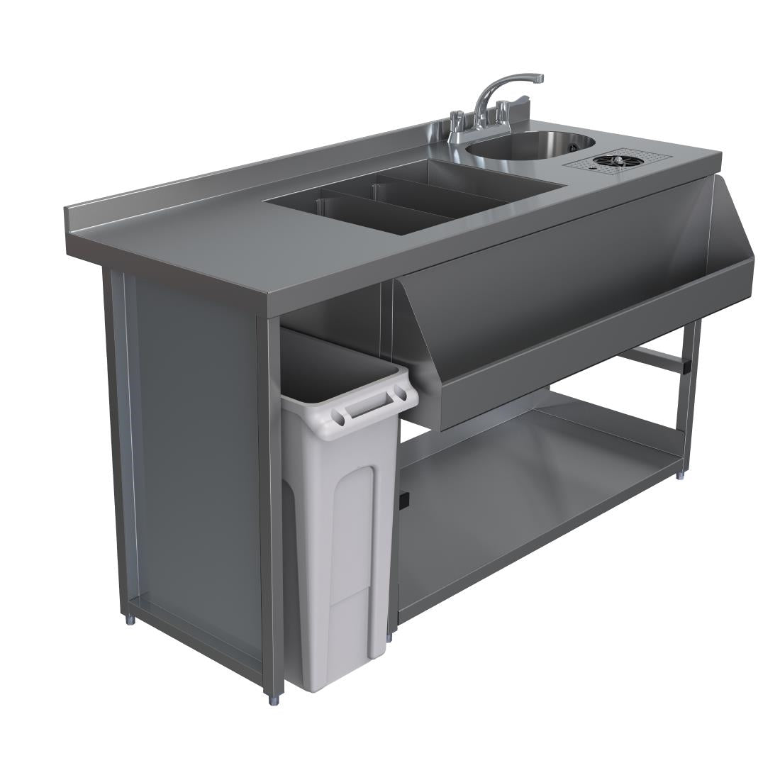 Parry Modular Bar Cocktail Station with Bin Void MB-CSV15 - HS341  Parry   
