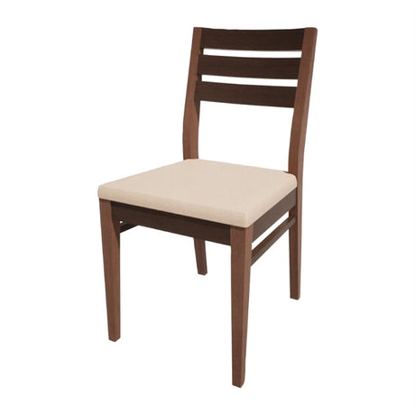 Bolero Bespoke Marty A Side Chair in Cream/Wenge - HS353 All Chairs Bolero Bespoke   