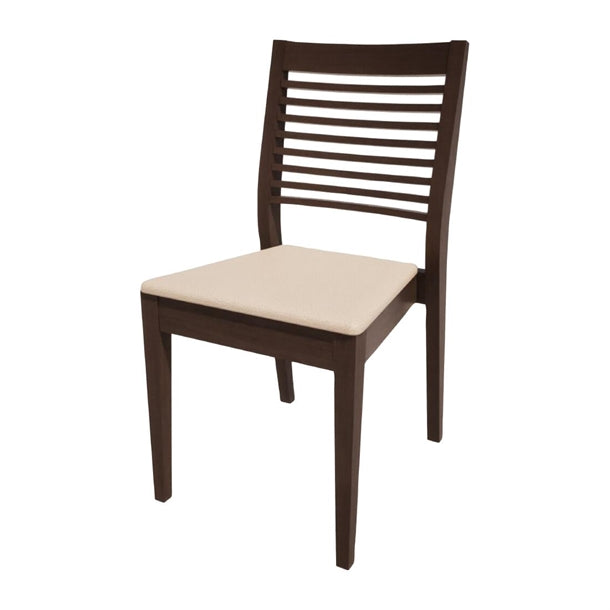 Bolero Bespoke Marty B Stacking Chair in Cream/Wenge - HS378 All Chairs Bolero Bespoke   