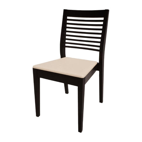 Bolero Bespoke Marty B Stacking Chair in Cream/Charcoal - HS379 All Chairs Bolero Bespoke   