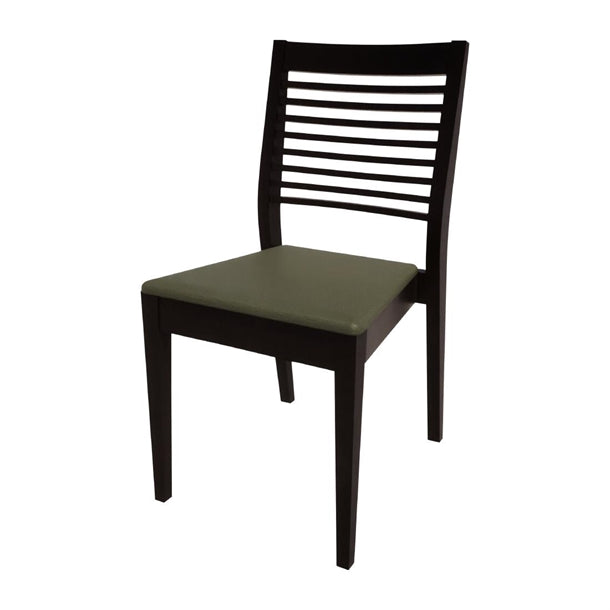 Bolero Bespoke Marty B Stacking Chair in Olive/Charcoal - HS384 All Chairs Bolero Bespoke   
