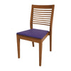 Bolero Bespoke Marty B Stacking Chair in Blue/Oak - HS391 All Chairs Bolero Bespoke   