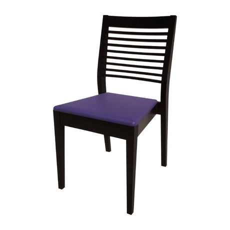Bolero Bespoke Marty B Stacking Chair in Blue/Charcoal - HS394 All Chairs Bolero Bespoke   