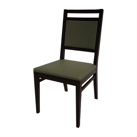 Bolero Bespoke Bia A Side Chair in Olive/Charcoal - HS409 All Chairs Bolero Bespoke   