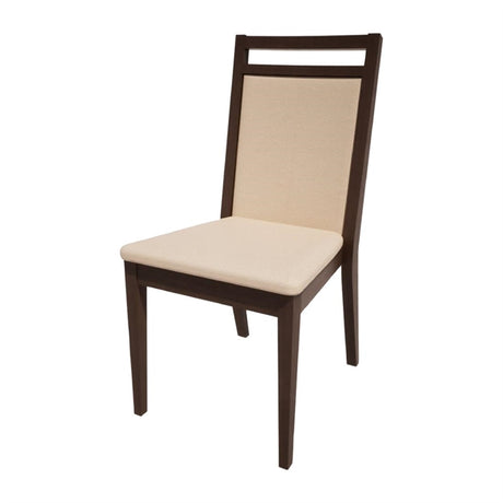 Bolero Bespoke Bia B Stacking Chair in Cream/Wenge - HS428 All Chairs Bolero Bespoke   