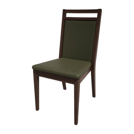 Bolero Bespoke Bia B Stacking Chair in Olive/Wenge - HS433 All Chairs Bolero Bespoke   