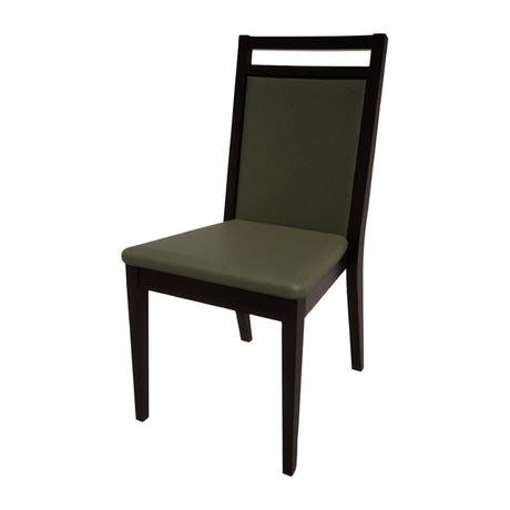 Bolero Bespoke Bia B Stacking Chair in Olive/Charcoal - HS434 All Chairs Bolero Bespoke   