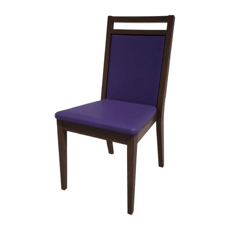 Bolero Bespoke Bia B Stacking Chair in Blue/Wenge - HS443 All Chairs Bolero Bespoke   