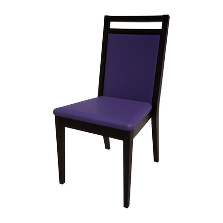Bolero Bespoke Bia B Stacking Chair in Blue/Charcoal - HS444 All Chairs Bolero Bespoke   