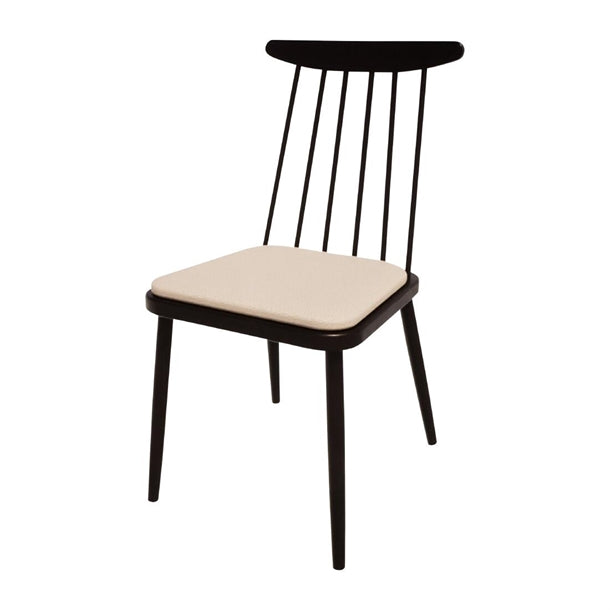 Bolero Bespoke Frank Side Chair Cream/Charcoal - HS454 All Chairs Bolero Bespoke   