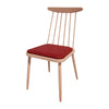 Bolero Bespoke Frank Side Chair Red/Beech - HS460 All Chairs Bolero Bespoke   