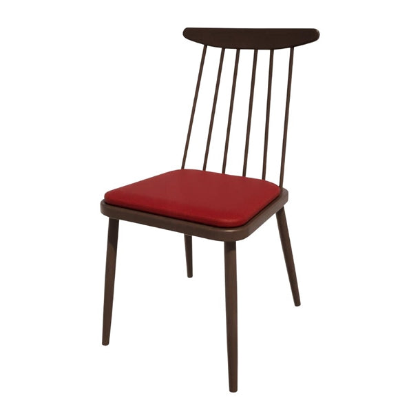 Bolero Bespoke Frank Side Chair Red/Wenge - HS463 All Chairs Bolero Bespoke   