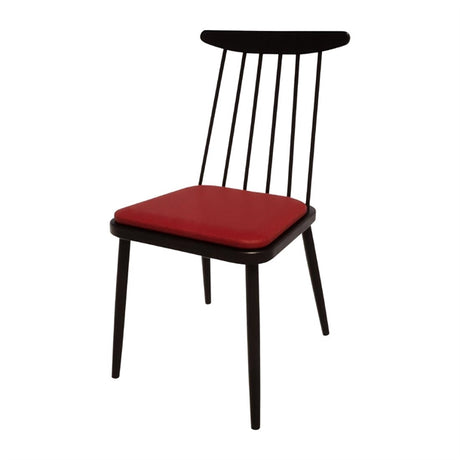 Bolero Bespoke Frank Side Chair Red/Charcoal - HS464 All Chairs Bolero Bespoke   