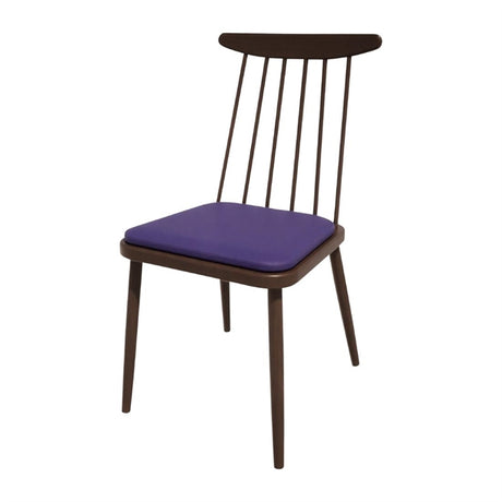 Bolero Bespoke Frank Side Chair Blue/Wenge - HS468 All Chairs Bolero Bespoke   