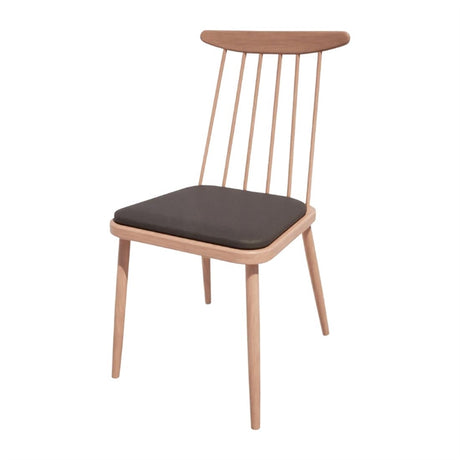 Bolero Bespoke Frank Side Chair Anthracite/Beech - HS470 All Chairs Bolero Bespoke   
