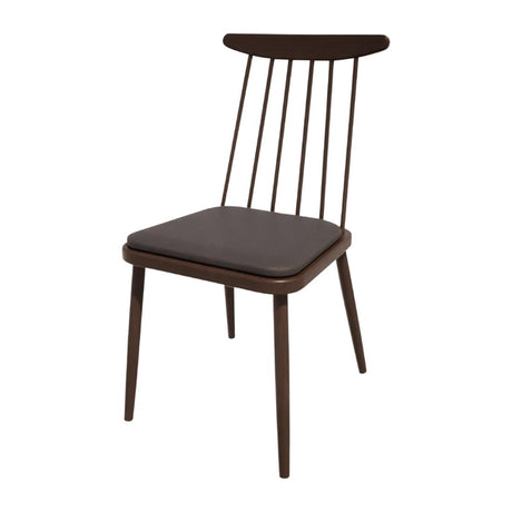 Bolero Bespoke Frank Side Chair Anthracite/Wenge - HS473 All Chairs Bolero Bespoke   