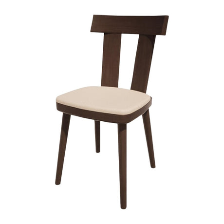 Bolero Bespoke Bamba Side Chair Cream/Wenge - HS478 All Chairs Bolero Bespoke   