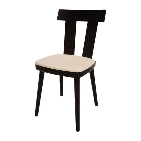 Bolero Bespoke Bamba Side Chair Cream/Charcoal - HS479 All Chairs Bolero Bespoke   