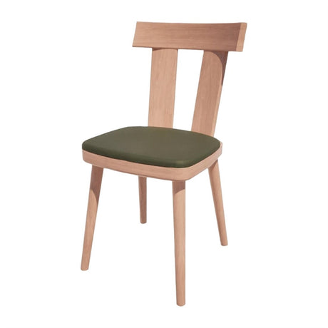 Bolero Bespoke Bamba Side Chair Olive/Beech - HS480 All Chairs Bolero Bespoke   
