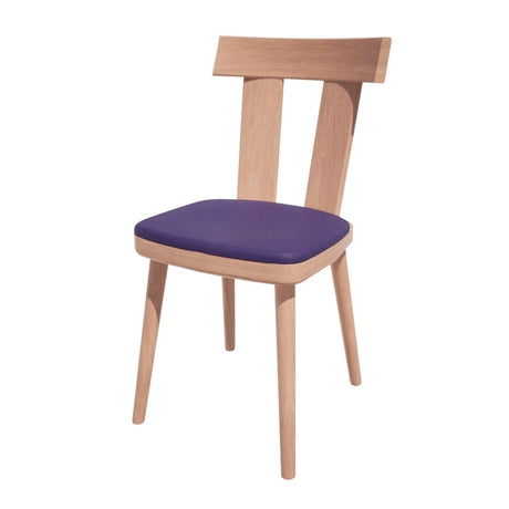 Bolero Bespoke Bamba Side Chair Blue/Beech - HS490 All Chairs Bolero Bespoke   