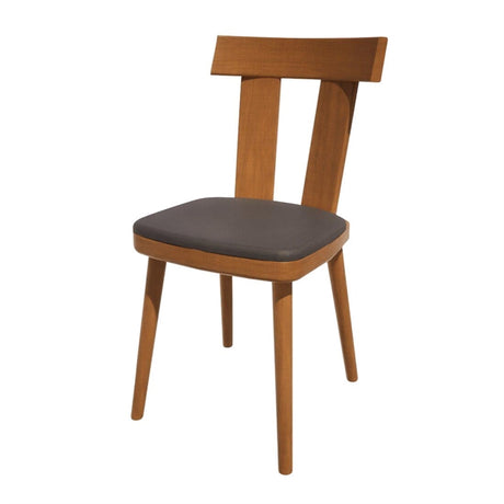 Bolero Bespoke Bamba Side Chair Anthracite/Oak - HS496 All Chairs Bolero Bespoke   