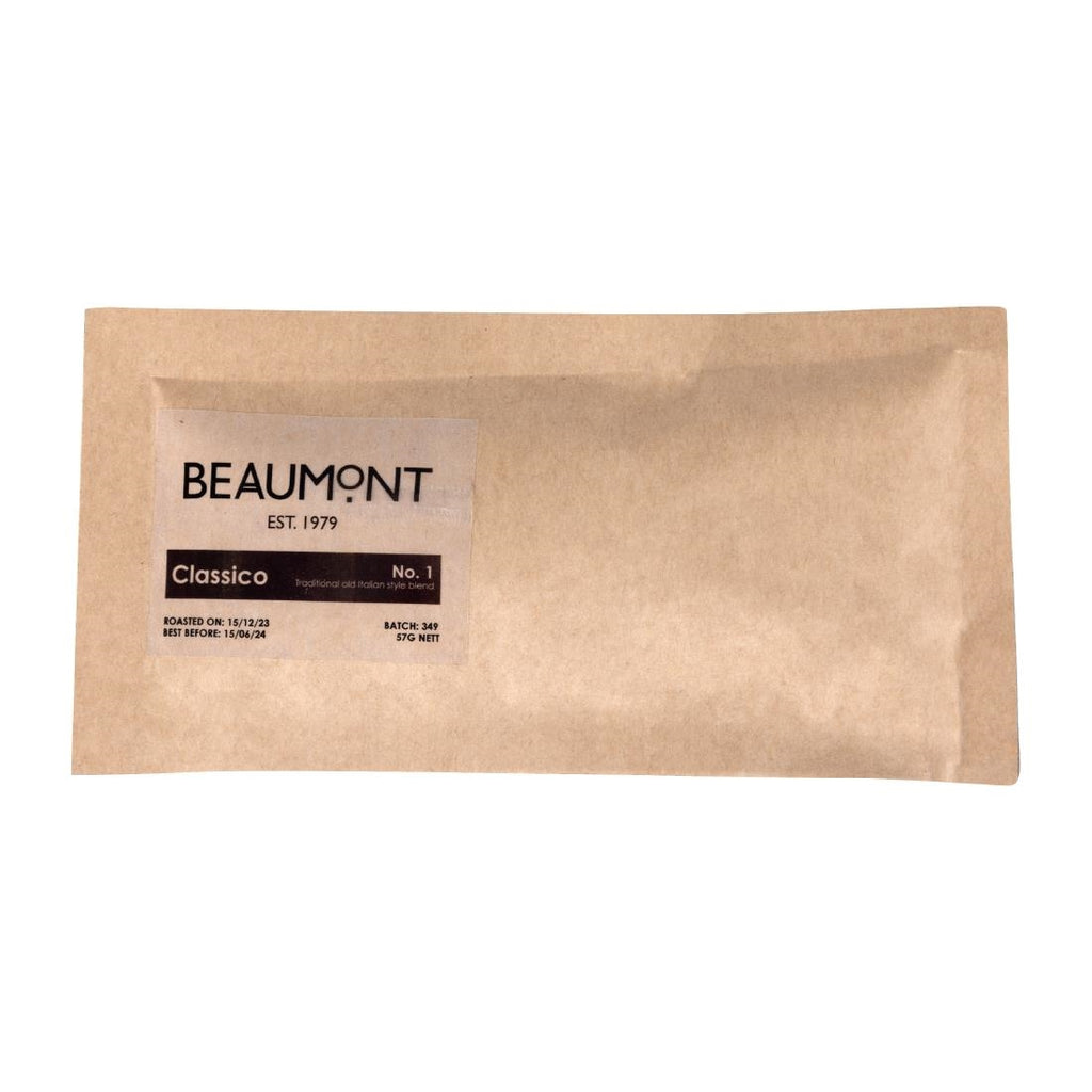 Beaumont No.1 Classico Coffee Omni Grind 57g (Pack of 50) - HS528  Beaumont   