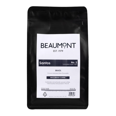 Beaumont No.2 Santos Coffee Beans 250g - HS531  Beaumont   
