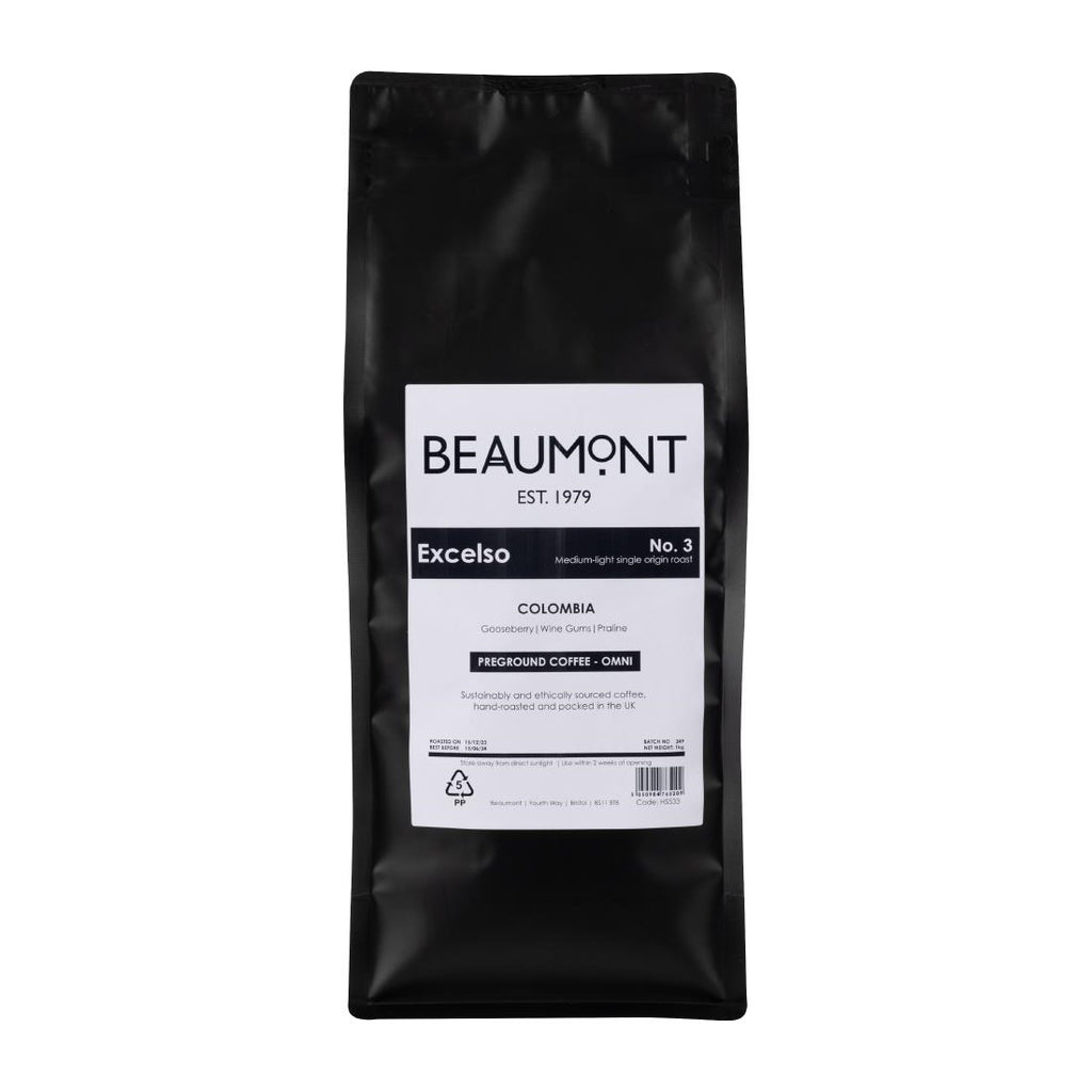 Beaumont No.3 Excelso Coffee Omni Grind 1kg - HS533  Beaumont   