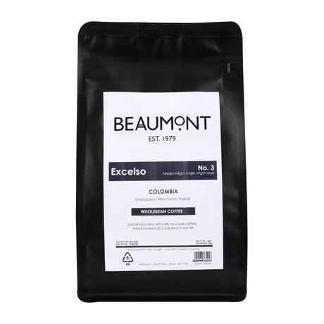 Beaumont No.3 Excelso Coffee Beans 250g - HS534  Beaumont   