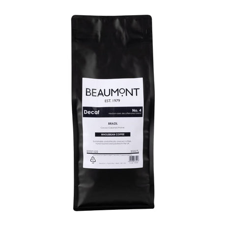 Beaumont No.4 Decaf Coffee Beans 1kg - HS535  Beaumont   