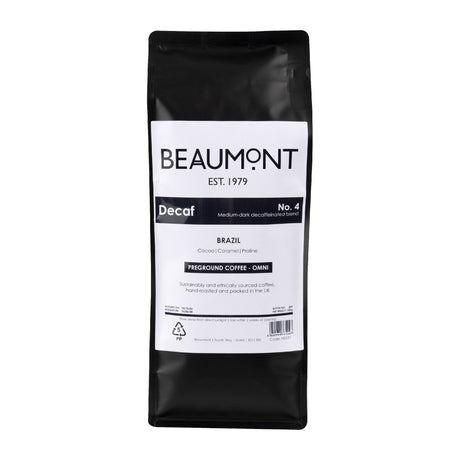 Beaumont No.4 Decaf Coffee Omni Grind 500g - HS537  Beaumont   