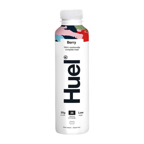 HUEL Nutritionally Complete Meal Drink - Berry 500ml (Pack of 8) - HS542  Huel   