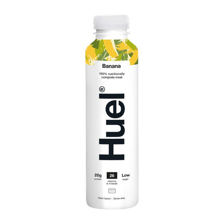 HUEL Nutritionally Complete Meal Drink - Banana 500ml (Pack of 8) - HS543  Huel   