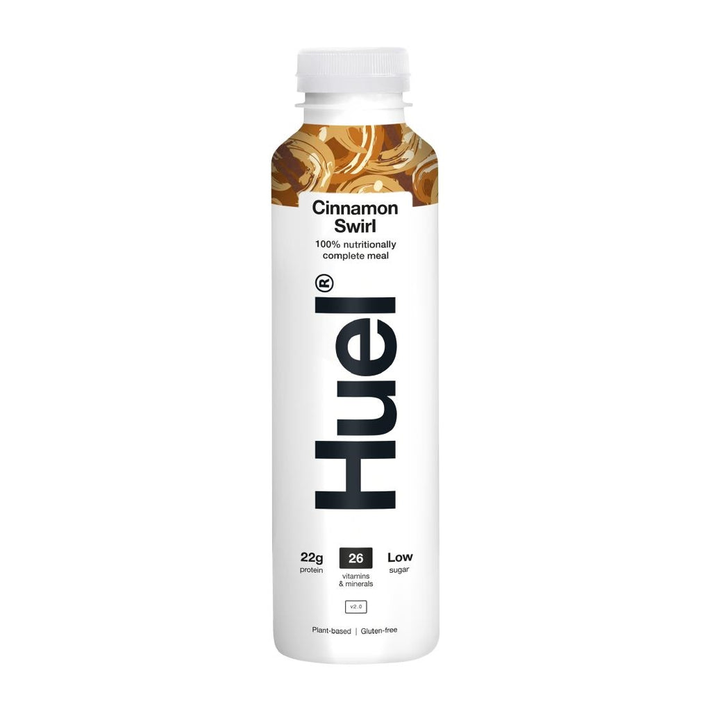HUEL Nutritionally Complete Meal Drink - Cinnamon Swirl 500ml (Pack of 8) - HS545  Huel   