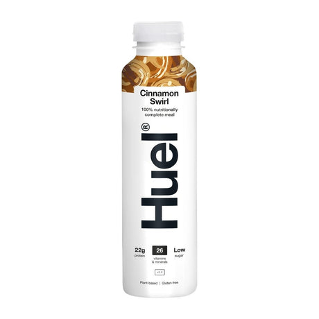HUEL Nutritionally Complete Meal Drink - Cinnamon Swirl 500ml (Pack of 8) - HS545  Huel   