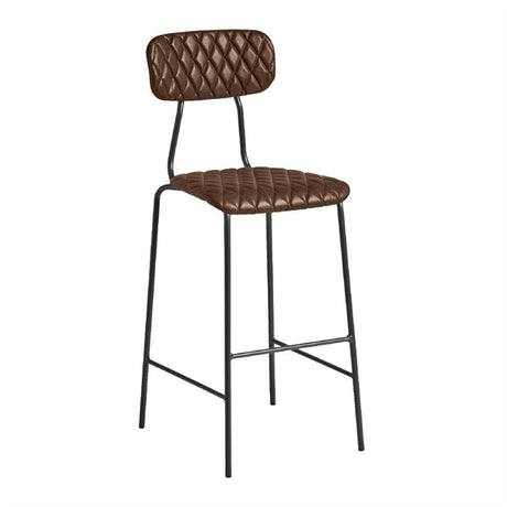 Kara Bar Stool Vintage Brown (Pack of 2) - HS739 All Stools Everyday   
