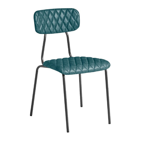 Kara Side Chair Vintage Teal (Pack of 2) - HS748 Upholstered Dining Chairs Everyday   