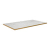 Omega Rectangular Laminate Table Top White Carrara Marble 1200x700mm - HS759 Stone Effect Table Tops Everyday   