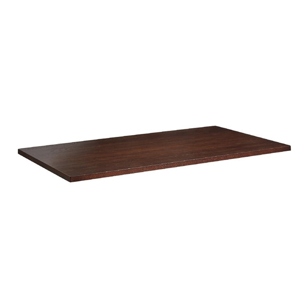 Solid Ash Dark Walnut Rectangular Table Top 1200x700mm - HS770 Wood Effect Table Tops Everyday   