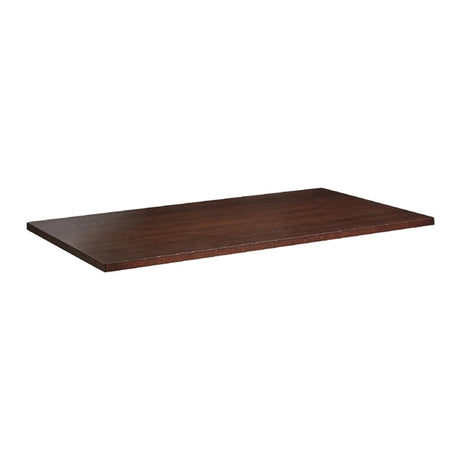 Solid Ash Dark Walnut Rectangular Table Top 1200x700mm - HS770 Wood Effect Table Tops Everyday   