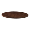 Solid Ash Dark Walnut Round Table Top 900mm - HS775 Wood Effect Table Tops Everyday   