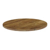 Solid Oak Natural Round Table Top 750mm - HS780 Wood Effect Table Tops Everyday   