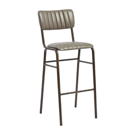 Tavo Stacking Bar Stool Vintage Dark Grey (Pack of 2) - HS785 All Stools Everyday   