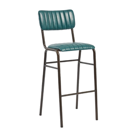 Tavo Stacking Bar Stool Vintage Teal (Pack of 2) - HS788 All Stools Everyday   