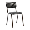 Tavo Stacking Side Chair Vintage Black (Pack of 2) - HS795 Upholstered Dining Chairs Everyday   