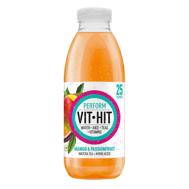 VITHIT Perform Mango & Passionfruit Vitamin Water 500ml (Pack of 12) - HS823  VITHIT   